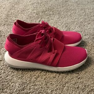Pink adidas sneakers